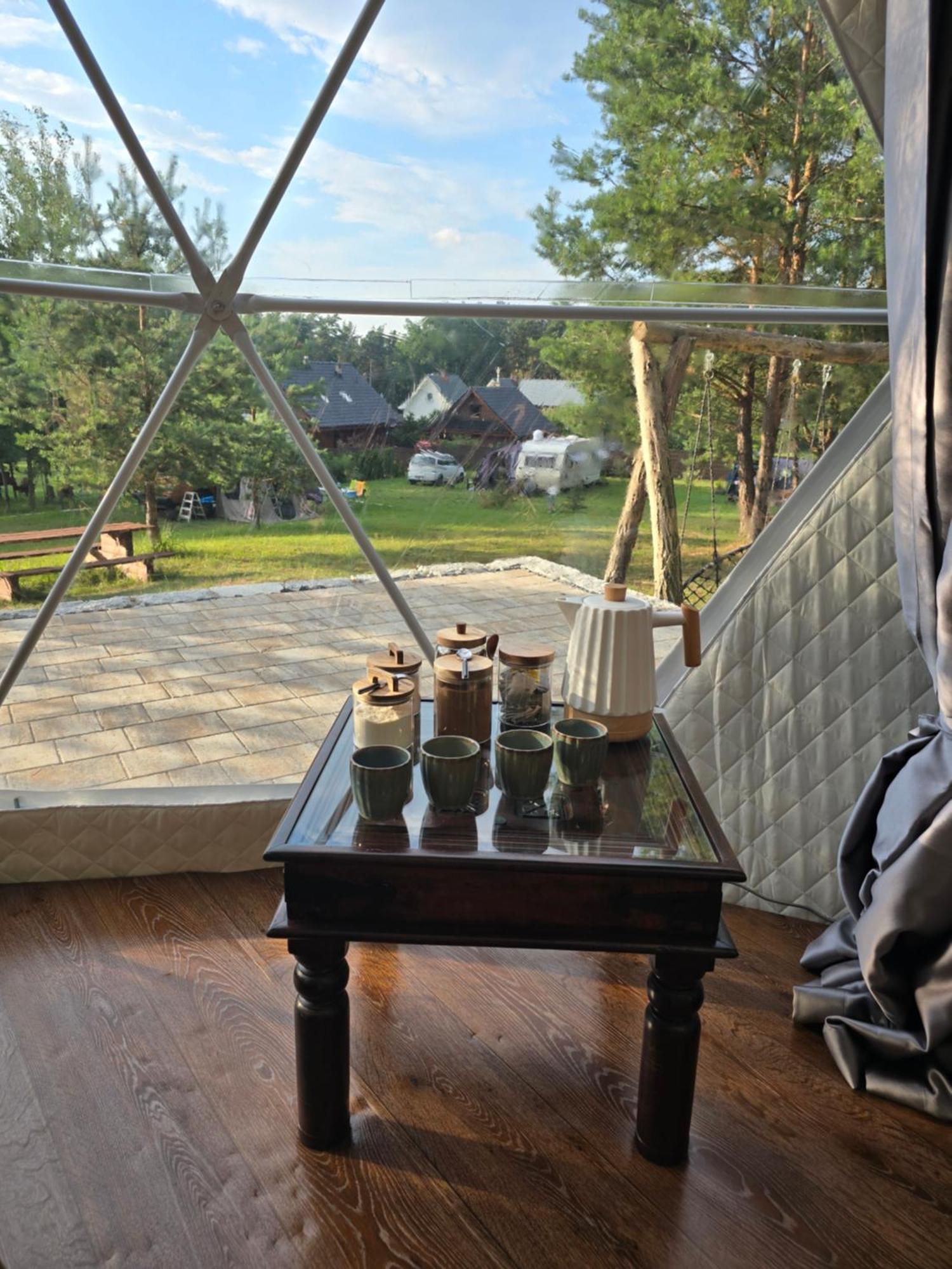 Hotel Glamping Pod Orlem Cedynia Exterior foto