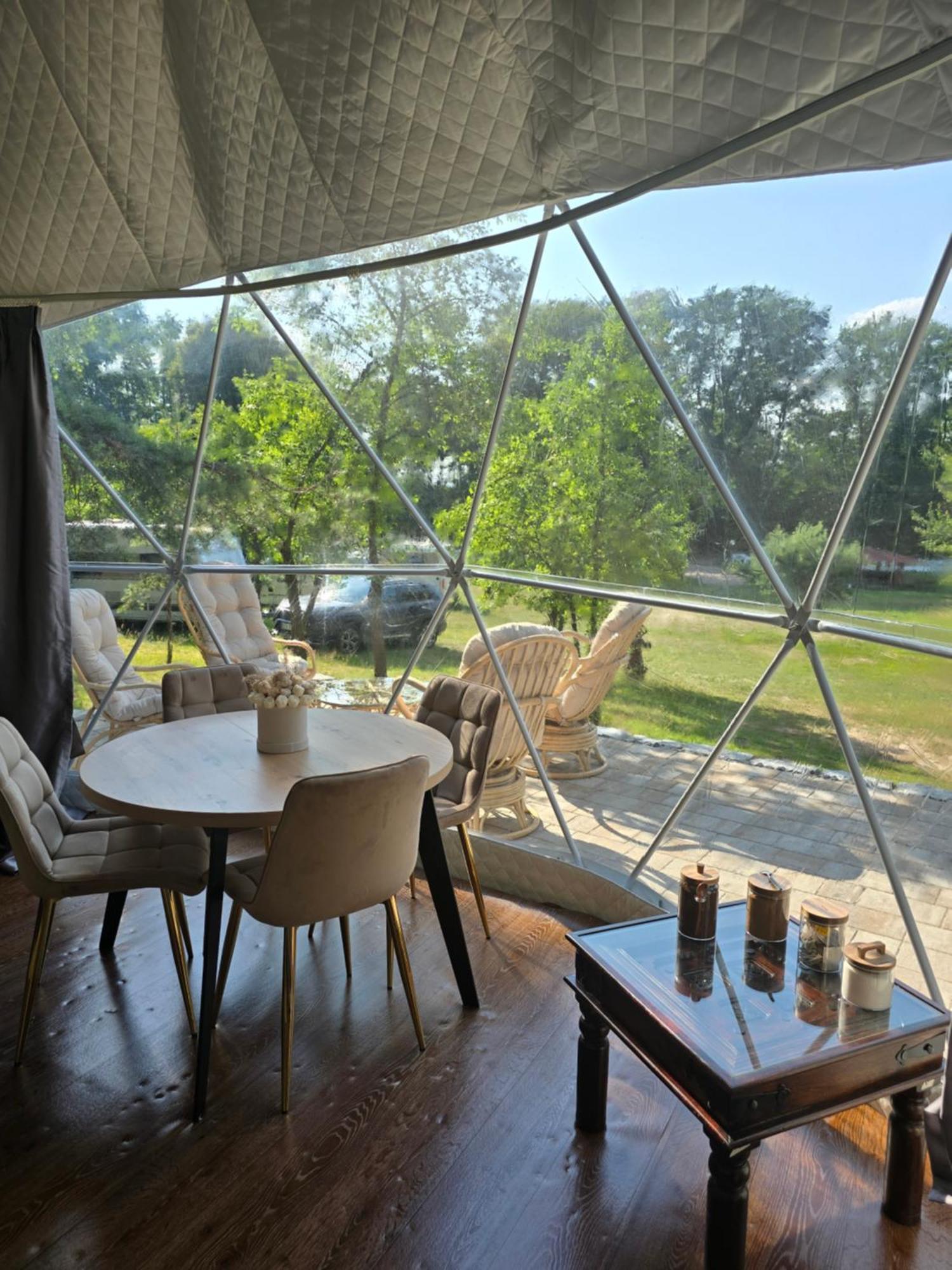 Hotel Glamping Pod Orlem Cedynia Exterior foto